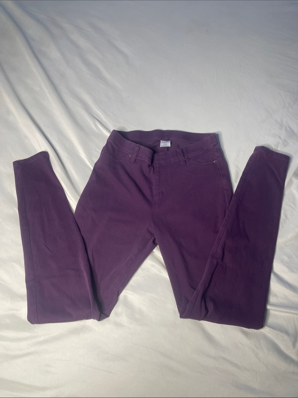 Time and Tru Women's Deep Purple Skinny Jeans